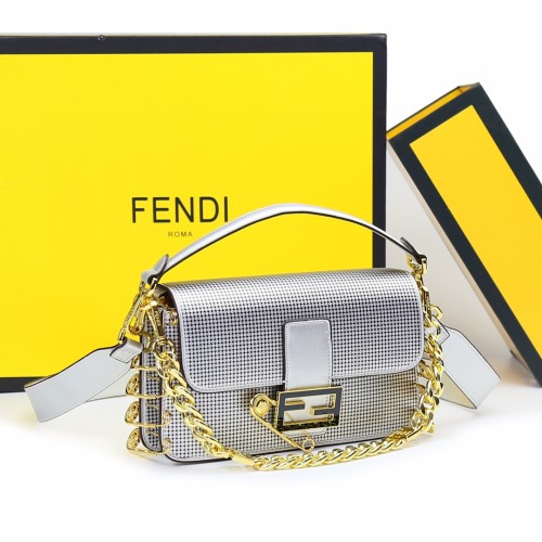 Fendi Womens Bag Shoulder Bags Luxury Brand Baguette bag Fashion Bags for Women with Original Box 8BR600A72VF1AQA