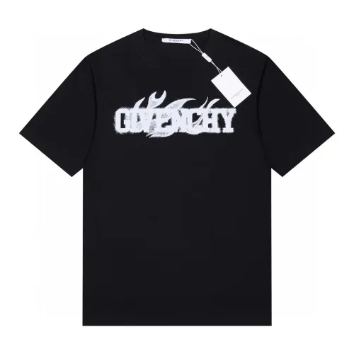Givenchy Womens Mens Short Sleeve T-Shirt Luxury Brand T-shirt in cotton GIVENCHY Flowers   