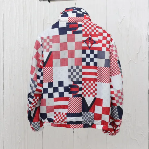 Louis Vuitton Men Womens Coat Jacket Luxury Brand Mens Jackets Reversible Nylon Windbreaker 1AFVMT Top Quality   