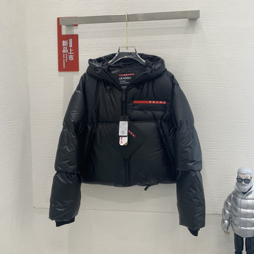 Prada Womens Coat Down Jacket Luxury Brand Mens Jacket Top Quality