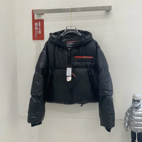 Prada Womens Coat Down Jacket Luxury Brand Mens Jacket Top Quality