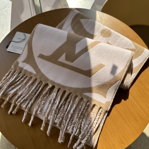 Louis Vuitton Scarves Men Womens Fashion Scarf with Original Box   