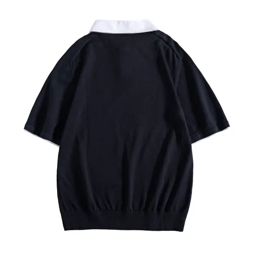 Louis Vuitton Luxury Brand Men Womens Short Sleeve T-Shirt Embroidered Short-Sleeved Cotton Blend Polo Shirt 1AFQQJ   