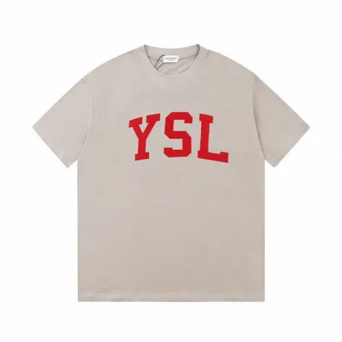 Saint Laurent YSL Luxury Brand Men Womens Short Sleeve T-Shirt   