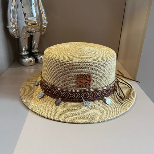 Loewe Womens Straw Hat Luxury Brand Design Loewe Hats with Original Box  