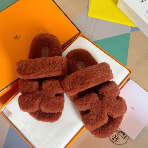 Hermes Womens Mens Unisex Shoes Winter Wool Extra Slippers Sandals Casual Fashion Sandals Luxury Brand with Original Box Whatsapp 