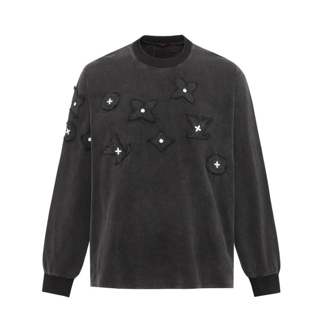 Louis Vuitton Womens Mens Long Sleeve T Shirt Sweatshirt Luxury Brand Mens Sweatshirts   