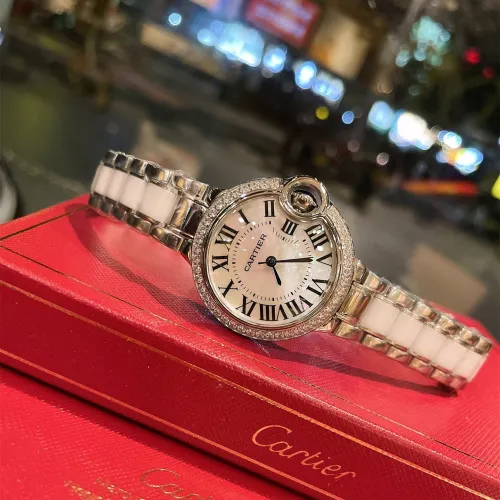 Cartier Womens Watch Luxury Brand Design Fashion Type with Original Box