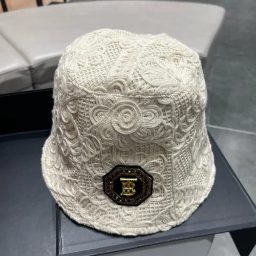Burberry Womens Cap Bucket Hat Luxury Brand with Original Box  