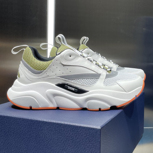 Dior Mens Shoes Sneakers Luxury Brand Breathable Design B22 SNEAKER Mesh with Smooth Calfskin with Original Box 3SN231YXX_H861
