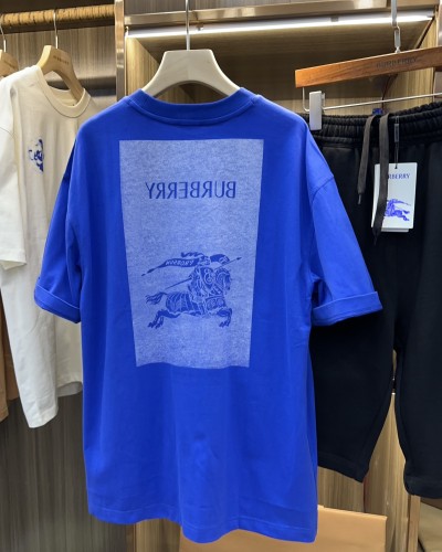 Burberry Luxury Brand Women Mens Short Sleeve T-Shirt EKD Cotton T-shirt 80902031   