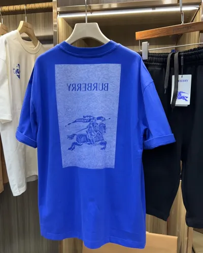 Burberry Luxury Brand Women Mens Short Sleeve T-Shirt EKD Cotton T-shirt 80902031   