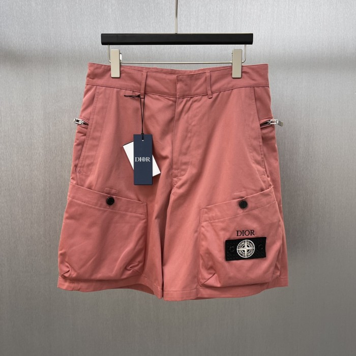 Dior Luxury Brand Women Mens Pant Shorts WDIOR AND STONE ISLAND Bermuda Shorts 493C172A6144_C389   