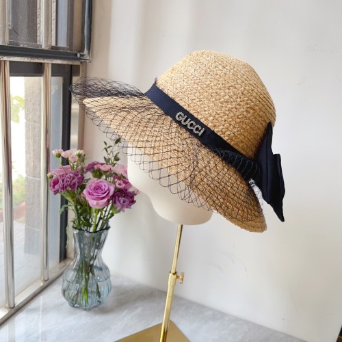 Gucci Men Womens Cap Bucket Hat Straw Hat Luxury Brand with Original Box  