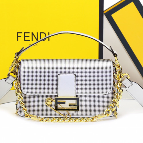 Fendi Womens Bag Shoulder Bags Luxury Brand Baguette bag Fashion Bags for Women with Original Box 8BR600A72VF1AQA