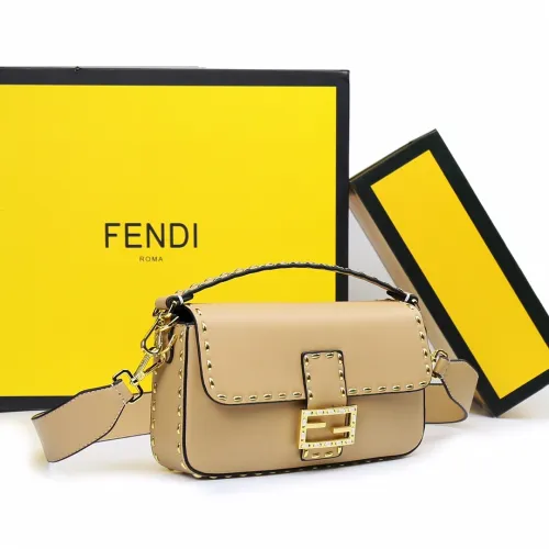 Fendi Womens Bag Shoulder Bags Luxury Brand Baguette bag Fashion Bags for Women with Original Box 8BR600A72VF1AQA