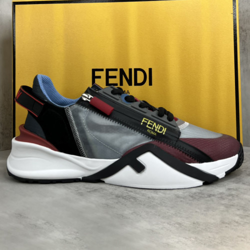 Fendi Mens Shoes Fashion Sneakers Luxury Brand Casual Fendi Flow Low-Top Sneakers Shoes for Men with Original Box Whatsapp 