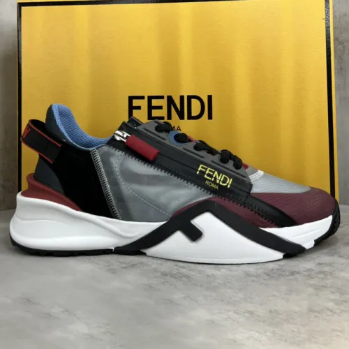 Fendi Mens Shoes Fashion Sneakers Luxury Brand Casual Fendi Flow Low-Top Sneakers Shoes for Men with Original Box Whatsapp 