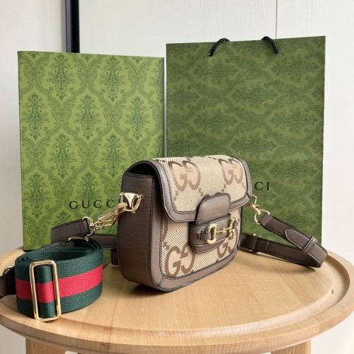 Gucci Womens Bags Shoulder Messenger Bag Luxury Brand Gucci Horsebit 1955 mini bag 658574 18YSG 9068 with Original Box