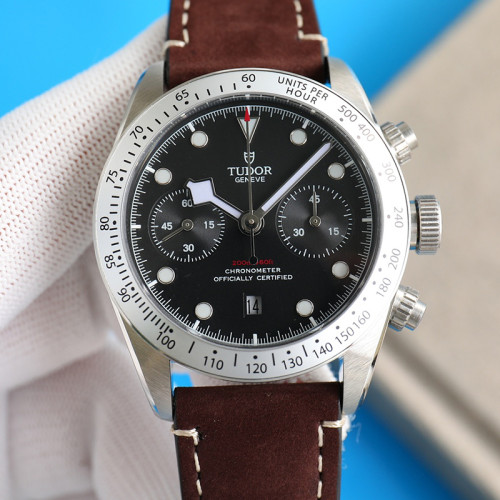 Tudor Watch Luxury Brand Design Fashion Type Black Bay Chrono with Original Box and Certificate