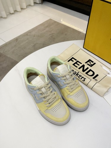 Fendi Mens Shoes Fashion Sneakers Luxury Brand Casual Fendi Trainer Sneakers Match Basse Shoes for Men with Original Box