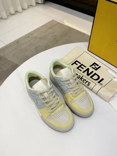 Fendi Mens Shoes Fashion Sneakers Luxury Brand Casual Fendi Trainer Sneakers Match Basse Shoes for Men with Original Box