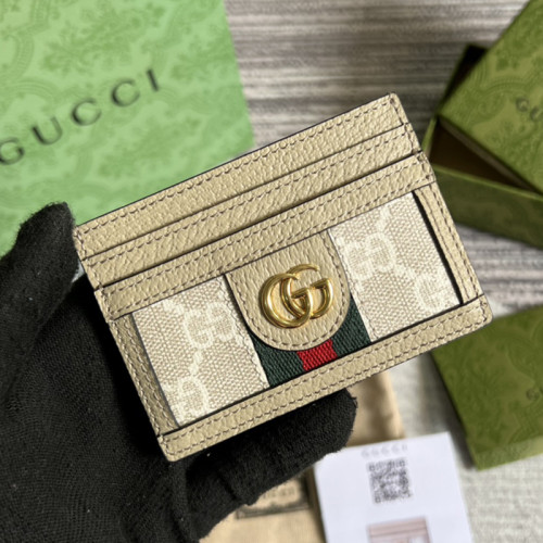 Gucci Mens Womens Wallets Bags Coin Purse Card Holder Luxury Brand GG Marmont leather money clip with Original Box 523159