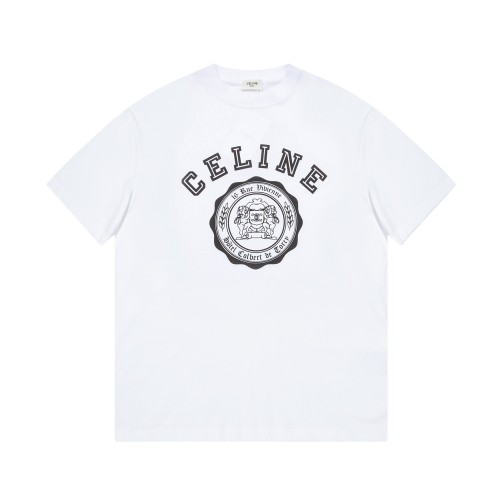 Celine Luxury Brand Women Mens Short Sleeve T-Shirt   