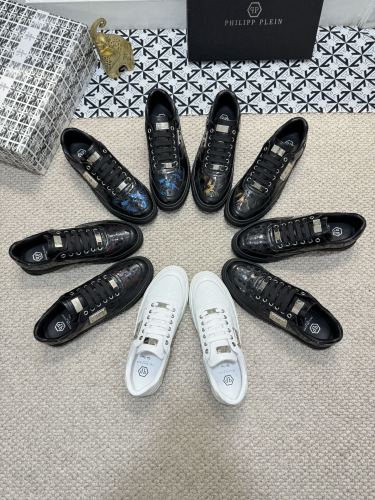 Philipp Plein Men Shoes Sneakers Low Top Sneaker Fashion Design Luxury Brand Trainer Predator TM with Original Box Whatsapp 