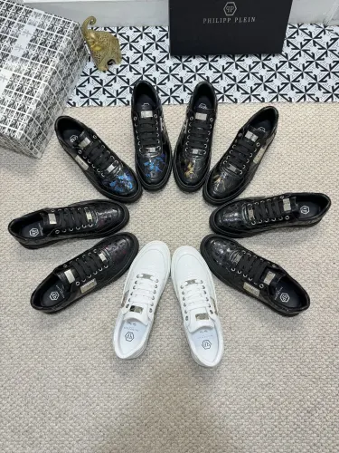 Philipp Plein Men Shoes Sneakers Low Top Sneaker Fashion Design Luxury Brand Trainer Predator TM with Original Box Whatsapp 