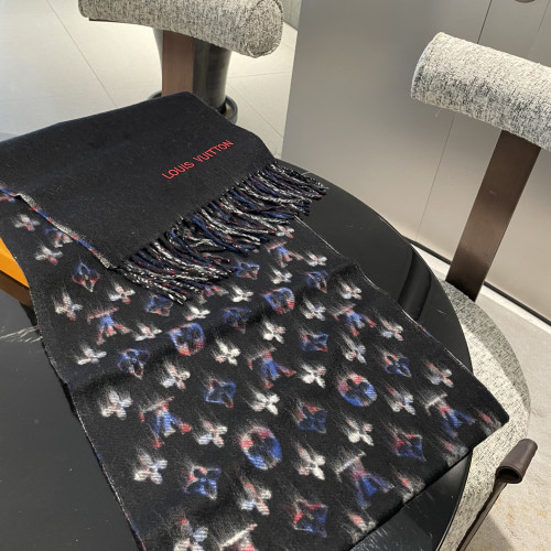 Louis Vuitton Scarves Men Womens Fashion Scarf with Original Box   