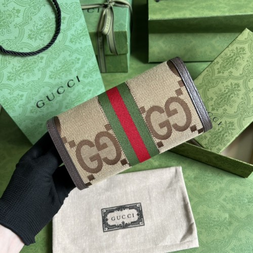 Gucci Womens Mens Bags Wallets Luxury Brand Gucci GG Supreme Ophidia Continental Wallet with Original Box 523153 96IWG 9794
