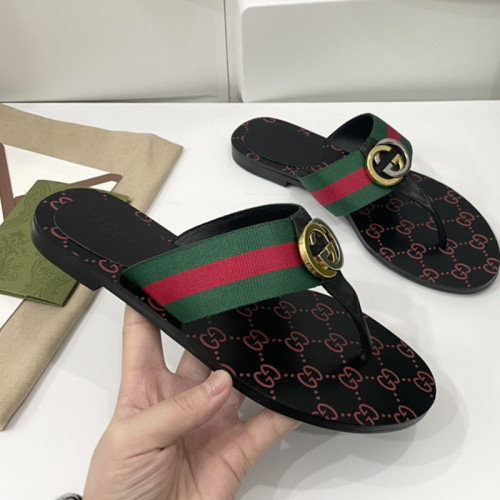 Gucci Womens Mens Shoes Slide Slippers Sandal Summer Design Luxury Brand Women's GG slide sandal with Original Box  