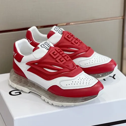 Givenchy Men Shoes Fashion Type Luxury Brand GIVENCHY SNEAKERS IN LEATHER WITH LATEX BAND with Original Box
