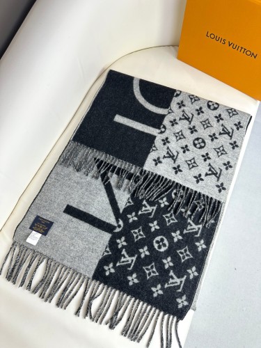 Louis Vuitton Scarves Men Womens Fashion Scarf with Original Box   