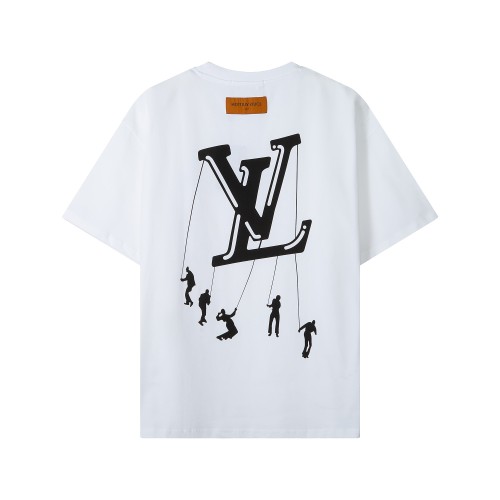 Louis Vuitton Luxury Brand Men Womens Short Sleeve T-Shirt   