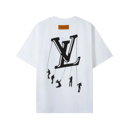 Louis Vuitton Luxury Brand Men Womens Short Sleeve T-Shirt   