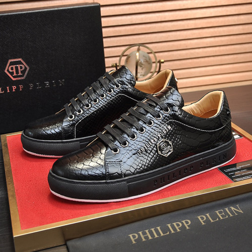 Philipp Plein Men Shoes Sneakers Low Top Sneaker Fashion Design Luxury Brand Trainer Predator TM with Original Box