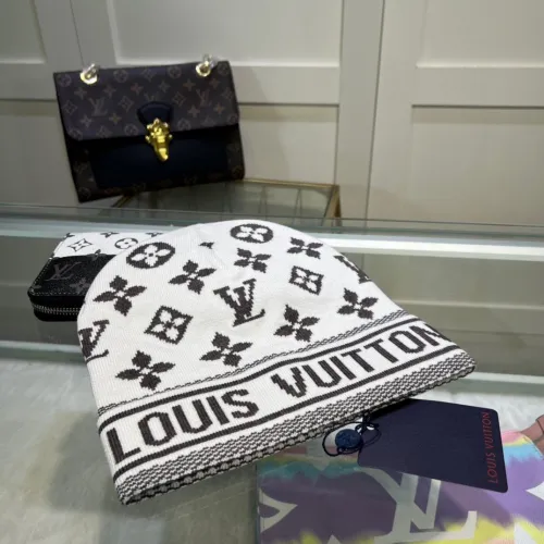 Louis Vuitton Womens Mens Cap Knit Hat Luxury Brand with Original Box  