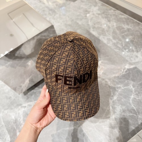 Fendi Men Womens Baseball Hat Luxury Brand Design Fendi Cap with Original Box  