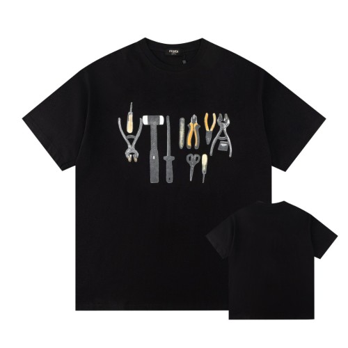 Fendi Luxury Brand Women Mens Short Sleeve T-Shirt   