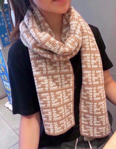 Fendi Scarves Men Womens Fashion Scarf026