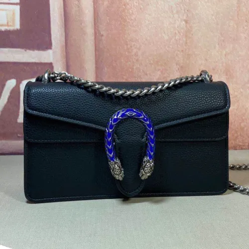 Gucci Womens Bags Crossbody Shoulder Messenger Bags Luxury Brand Dionysus GG small shoulder bag 499623 0JNAN 1101 with Original Box