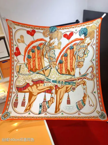 Hermes Scarves Womens Fashion Scarf Shawl 004