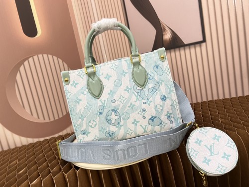 Louis Vuitton Womens Bags Handbags Luxury Brand LV ONTHEGO PM M58956 Handbags for Women with Original Box  