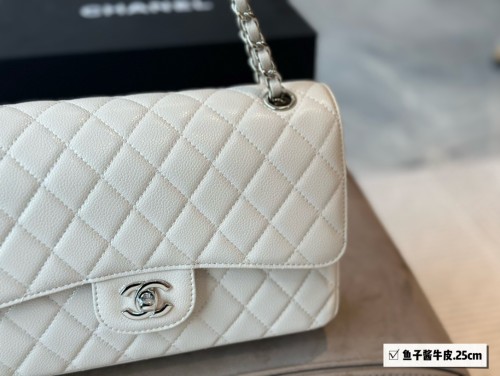 Chanel Womens Bags Crossbody Bag Classic CF Luxury Brand with Original Box  