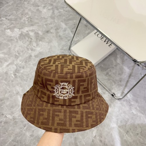 Fendi Men Womens Bucket Hat Luxury Brand Design Fendi Cap with Original Box  