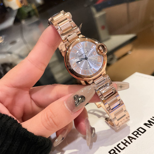 Cartier Womens Watch Luxury Brand Design Fashion Type with Original Box