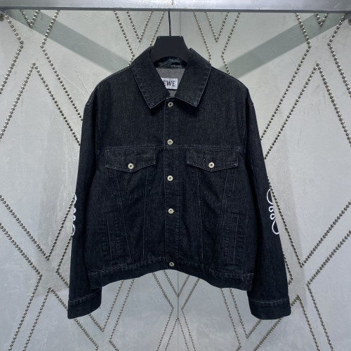 Loewe Men Womens Jackets Denim Luxury Brand Mens Jackets Top Quality   
