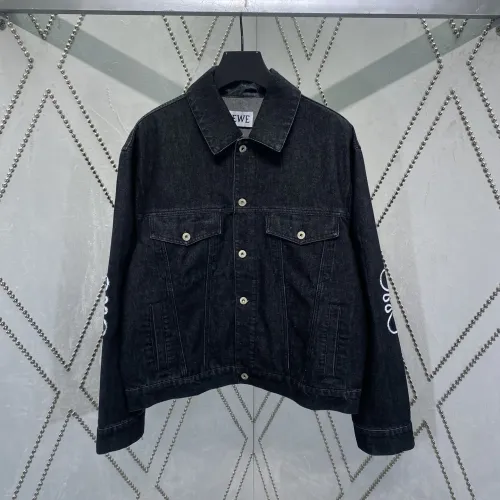 Loewe Men Womens Jackets Denim Luxury Brand Mens Jackets Top Quality   